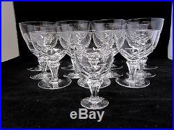 Faceted Crystal Cordial Glasses Set of 16