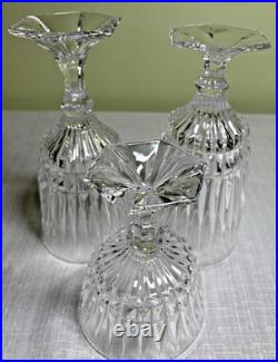 Fostoria Heritage Clear 2887 Crystal Goblets-24-Pc Estate Set-Pristine Condition
