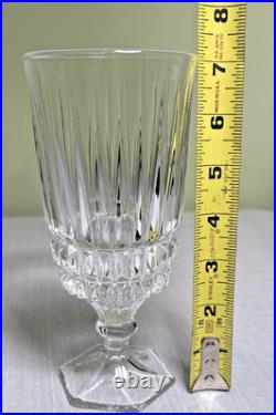Fostoria Heritage Clear 2887 Crystal Goblets-24-Pc Estate Set-Pristine Condition