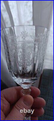 Fostoria/Lenox Clear Etched Stemware Navarre Service For 8, 48 Glasses