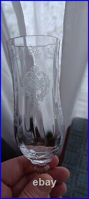 Fostoria/Lenox Clear Etched Stemware Navarre Service For 8, 48 Glasses