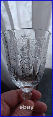 Fostoria/Lenox Clear Etched Stemware Navarre Service For 8, 48 Glasses