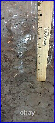 Fostoria/Lenox Clear Etched Stemware Navarre Service For 8, 48 Glasses