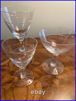 Fostoria etched glassware Nosegay pattern crystal set