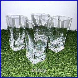 France Crystal Cocktail Glasses Barware Cristal de Sevres Keos Set 4 VNTG