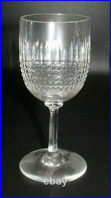 French Baccarat Glassware Set of Four Nancy Claret Wine Glasses