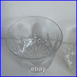 Frobisher Crystal Tudor Old Fashioned Glasses Set of Four -Hard To Find