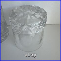 Frobisher Crystal Tudor Old Fashioned Glasses Set of Four -Hard To Find