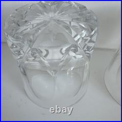 Frobisher Crystal Tudor Old Fashioned Glasses Set of Four -Hard To Find