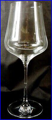 Gabriel-Glas One For All Set of 4 Brand New Signed Wine Folly Crystal Wine Glass