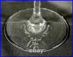 Gabriel-Glas One For All Set of 4 Brand New Signed Wine Folly Crystal Wine Glass