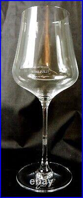 Gabriel-Glas One For All Set of 4 Brand New Signed Wine Folly Crystal Wine Glass