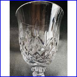 Galway Irish Crystal Longford Red Wine Stems Set of 4 Cut Glass 7 inch Ireland