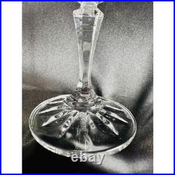 Galway Irish Crystal Longford Red Wine Stems Set of 4 Cut Glass 7 inch Ireland