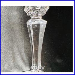 Galway Irish Crystal Longford Red Wine Stems Set of 4 Cut Glass 7 inch Ireland