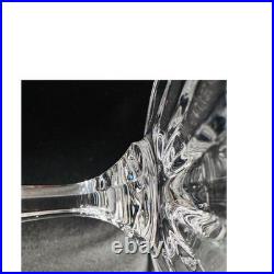 Galway Irish Crystal Longford Red Wine Stems Set of 4 Cut Glass 7 inch Ireland