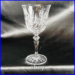 Galway Irish Crystal Longford Red Wine Stems Set of 4 Cut Glass 7 inch Ireland