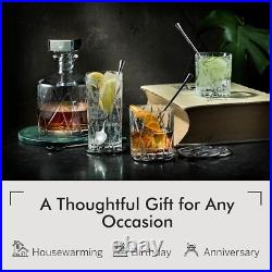 German Crystal Glassware Set for Whiskey & Cocktails 11 Oz, Dishwasher Safe