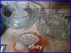 Glassware dishes by AVON. Vintage. 1970's 15 piece set