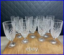 Godinger Dublin Shannon Crystal Footed Iced Tea/ Water GobletsSet of 11