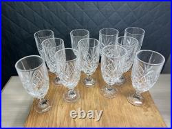 Godinger Dublin Shannon Crystal Footed Iced Tea/ Water GobletsSet of 11