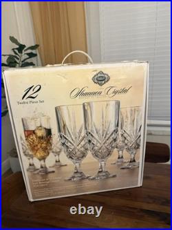 Godinger Dublin Shannon Crystal Footed Iced Tea/ Water GobletsSet of 12 Godinger Dublin Shannon Crystal Footed Iced Tea/ Water GobletsSet of 12