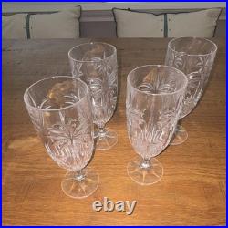 Godinger Shannon South Beach Crystal Pitcher, Crystal Hurricane & 4 Glasses Set
