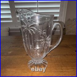 Godinger Shannon South Beach Crystal Pitcher, Crystal Hurricane & 4 Glasses Set