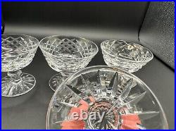 Gorgeous Set of 4 WATERFORD CRYSTAL Adare (Cut) Champagne /Sherbet Glasses MINT