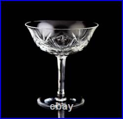 Gorham Cherrywood Champagne Sherbet Coupe Glasses Set of 5 Vintage Crystal