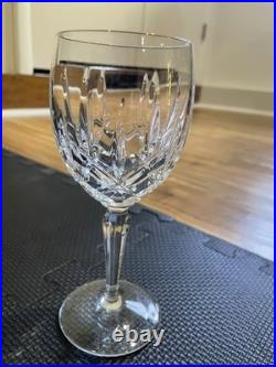 Gorham Crystal Lady Anne Complete 24pc Set 12 Water 12 Wine Goblets Glasses