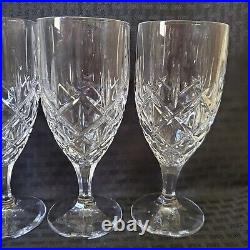 Gorham Crystal Lady Anne Signature Iced Tea Glasses SET 0F 4 Goblets 7 3/4