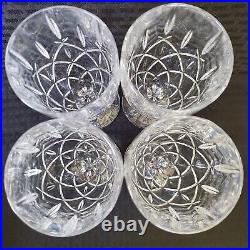 Gorham Crystal Lady Anne Signature Iced Tea Glasses SET 0F 4 Goblets 7 3/4