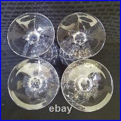 Gorham Crystal Lady Anne Signature Iced Tea Glasses SET 0F 4 Goblets 7 3/4