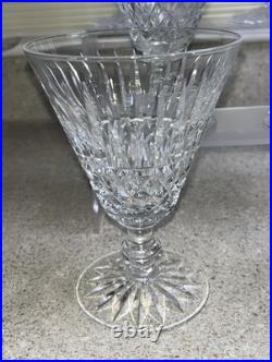 H1043Set of 6 WATERFORD Crystal TRAMORE Water Glasses Goblets 5-5/8