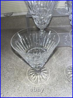 H1043Set of 6 WATERFORD Crystal TRAMORE Water Glasses Goblets 5-5/8