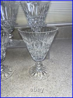 H1043Set of 6 WATERFORD Crystal TRAMORE Water Glasses Goblets 5-5/8