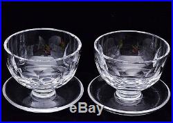 Hard To Find Set Of 12 Waterford Kathleen Footed Dessert Bowls Irish Cut Crystal