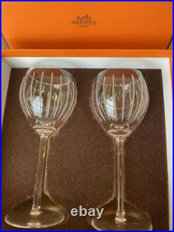 HERMÈS Whiskey glass Set of 2 Crystal with Box