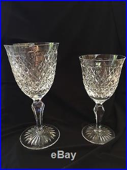Hardwick Stuart England Full Set crystal glassware