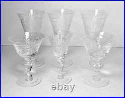 Hawkes CHANTILLY, 6-Piece Crystal Glassware Drinkware Set