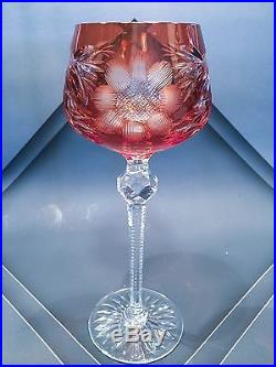 Holiday Bling Set of Four Cut Crystal Wine Goblets