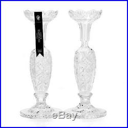 House of Waterford Georgian Set of 2 (11.5) Crystal Candlesticks