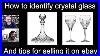 How To Identify Crystal Glass And Sell It On Ebay