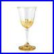 Intrada Italy Salute Oro White Wine Glasses Gold 3.2 x 7 Set of 6 Made In Italy