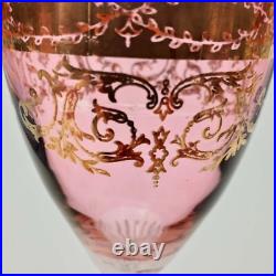 Italian Hand Blown Crystal Small Wine Glasses Pure Platinum Detail Set Of 8 Italian Hand Blown Crystal Small Wine Glasses Pure Platinum Detail Set Of 8