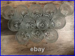 JG Durand Cristal d'ArquesLuminare Highball Clear TumblersCrystal Set of 12 JG Durand Cristal d'ArquesLuminare Highball Clear TumblersCrystal Set of 12