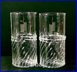 JULISKA HIGHBALL GLASSES, Hand Blown Crystal, 5 3/4, 16 Oz, 2PC SET