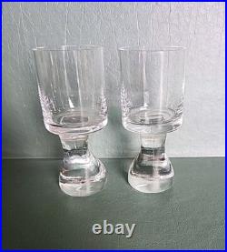 Joe Colombo Assemetrico Riedel Cordial Glasses 4 1/2 Set of 2 Joe Colombo Assemetrico Riedel Cordial Glasses 4 1/2 Set of 2