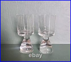 Joe Colombo Assemetrico Riedel Cordial Glasses 4 1/2 Set of 2 Joe Colombo Assemetrico Riedel Cordial Glasses 4 1/2 Set of 2